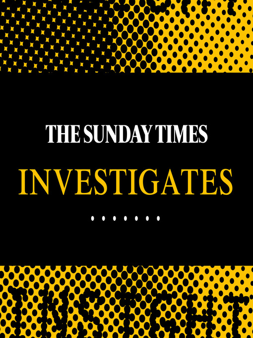 Cover image for The Sunday Times Investigates